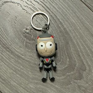 Space Suit Rick Keychain - Rick and Morty